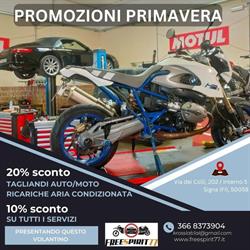 Free Spirit 77 moto-autofficina, Signa orari di apertura