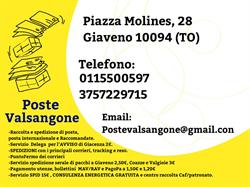 Poste VALSANGONE, Giaveno orari di apertura