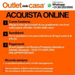 Outlet della Casa Gruppo Daniele, Crotone orari di apertura