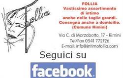 Follia Intimo, Rimini orari di apertura