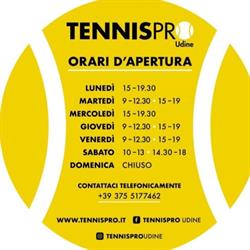 Tennispro Udine, Tavagnacco orari di apertura