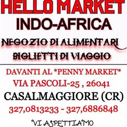 Hello market indo africa, Casalmaggiore orari di apertura