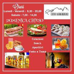 Bar Primiero, Fonzaso orari di apertura