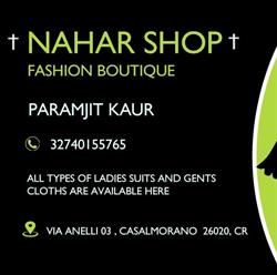 Nahar Shop Di Kaur Parmjit, Casalmorano orari di apertura