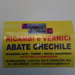 Ricambi e Vernici Abate Chechile, Sala Consilina orari di apertura