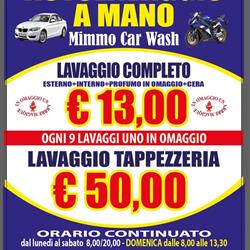 MIMMO CAR WASH AUTOLAVAGGIO A MANO, Piediripa orari di apertura