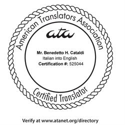 Traduzioni certificate ATA, Acquapendente orari di apertura