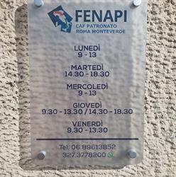 Caf Patronato FENAPI Roma Monteverde, orari di apertura