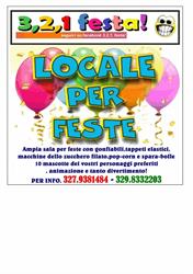3,2,1, Festa, Francavilla al Mare orari di apertura