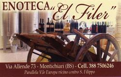 Enoteca El Filer, Montichiari orari di apertura
