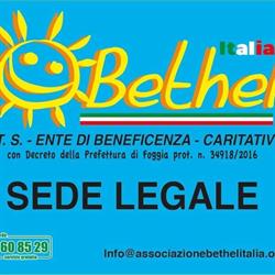 Bethel Italia-Ente di Beneficenza(Foggia), orari di apertura