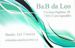 B&B da LEO, Carovigno orari di apertura