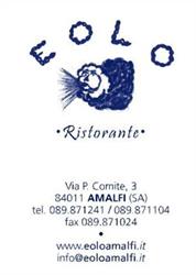 Eolo, Amalfi orari di apertura