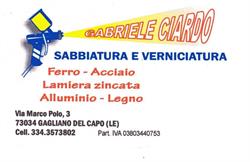 Verniciatura Ciardo Gabriele, Gagliano del Capo orari di apertura