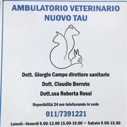 Tau Centro Veterinario, Torino orari di apertura