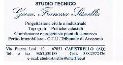 Stinellis Francesco (Geom.) Capistrello, Incrocio Via P.za Lusi - Via R. Margherita - Orari di apertura