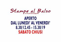 Stampe al Balzo Di Oriani Lara, Faenza orari di apertura