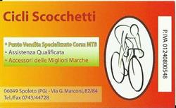 Scocchetti Cicli, Spoleto orari di apertura