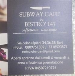 Subway Cafe, Bari orari di apertura