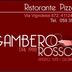 Ristorante Pizzeria Gambero Rosso, Modena orari di apertura