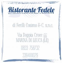 Ristorante Fedele Di Ferilli Fedele & C. S.n.c., Castrignano del Capo orari di apertura