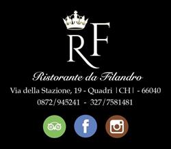 Ristorante Da Filandro, Quadri orari di apertura