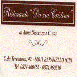 Ristorante da Zia Cristina, Baranello orari di apertura