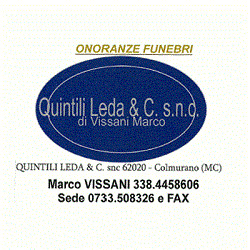 Pompe Funebri Quintili Leda & C. S.n.c. di Vissani Marco, Colmurano orari di apertura