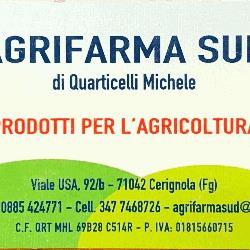 Agrifarma Sud, Cerignola orari di apertura