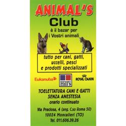 Animal's Club, Moncalieri orari di apertura