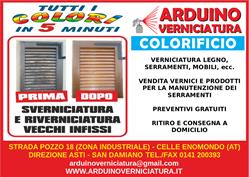 Arduino Verniciatura, Celle Enomondo orari di apertura