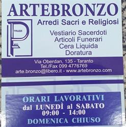 ARTEBRONZO di PETRUZZI FRANCESCO, Taranto orari di apertura