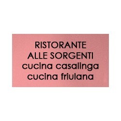 Ristorante Alle Sorgenti, Bordano orari di apertura