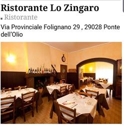 Bar Trattoria Lo Zingaro, Ponte dell'Olio orari di apertura