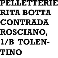 Rita Botta Pelletterie, Tolentino orari di apertura