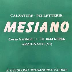 Calzature Mesiano SNC di Mesiano Maria Katia, Arzignano orari di apertura
