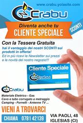 Crabu S.a.s., Iglesias orari di apertura