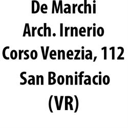 De Marchi Arch. Irnerio, San Bonifacio orari di apertura