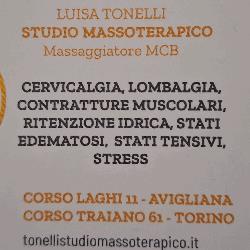Tonelli Studio Massoterapico, Torino orari di apertura