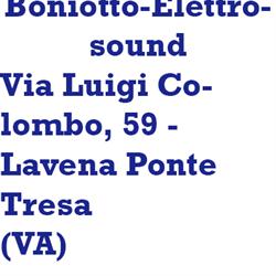 Boniotto-Elettrosound, Lavena Ponte Tresa orari di apertura