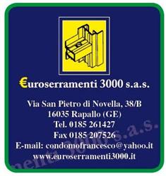 Euroserramenti 3000 di Terrile & C. sas, Rapallo orari di apertura