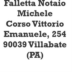 Falletta Notaio Michele, Villabate orari di apertura