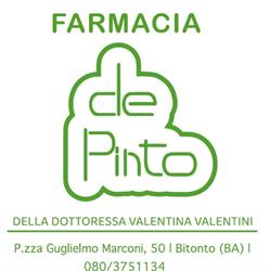 Farmacia De Pinto della Dott.ssa Valentina Valentini, Bitonto orari di apertura