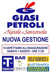 Giasi Petroli, Pisticci orari di apertura