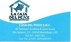 La Casa Del Pesce S.n.c., Martellago orari di apertura