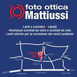 Ottica Mattiussi Rino, Basiliano orari di apertura