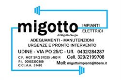 Impianti Elettrici Migotto Sergio, Udine orari di apertura