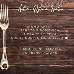 Osteria Reatin, Genova orari di apertura