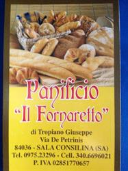 Panificio Il Fornaretto, Sala Consilina orari di apertura