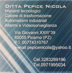 Pepice Nicola, Picerno orari di apertura